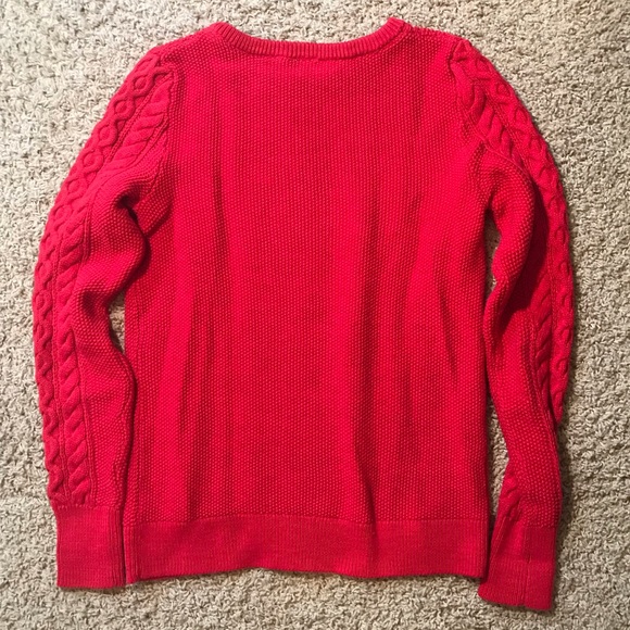 Gap Red Thick Knit Sweater - Picture 3 of 3